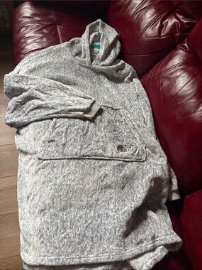 Men's oversized “the Comfy” Hoodie in Heather Light Gray